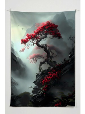 Charmbi Soluk Vadi Duvar Örtüsü – Büyük Boy Tapestry Duvar Halısı, Oyun Anime Film Oda Dekor