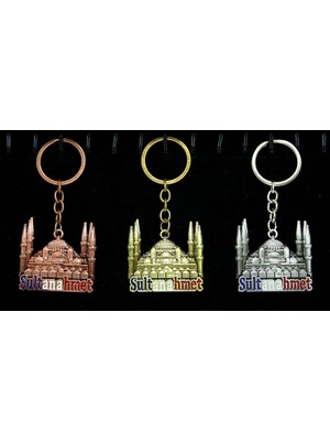 Derin Stok Metal Sultanahmet Anahtarlık Model 2