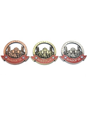 Derin Stok Istanbul Temalı Metal Magnet Model 4