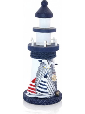 Derin Stok Ahşap Marin Deniz Feneri Model 5