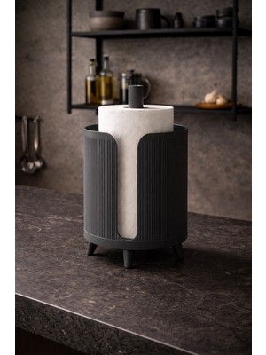 Charm3D Nordic Loft Kağıt Havluluk – Modern Ayaklı Mutfak Havlu Standı