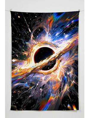 Charmbi Kozmik Kırılma Duvar Örtüsü – Büyük Boy Tapestry Duvar Halısı, Oyun Anime Film Oda Dekor