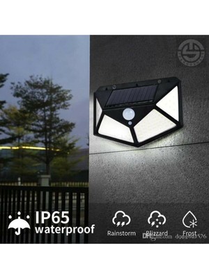 Derin Stok Solar Bahçe Aydınlatma Lambası 100 LED
