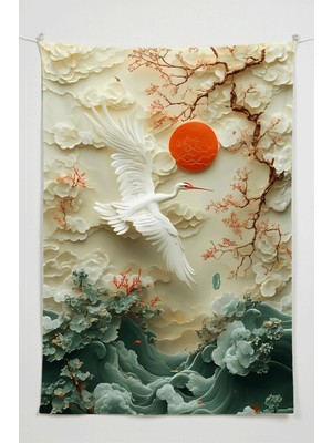 Charmbi Özgürlüğün Kanatları Duvar Örtüsü – Büyük Boy Tapestry Duvar Halısı, Oyun Anime Film Oda Dekor