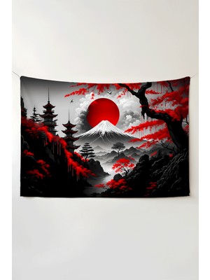 Charmbi Kanlı Ay Vadisi Yatay Duvar Örtüsü – Büyük Boy Tapestry Duvar Halısı, Oyun Anime Film Oda Dekor