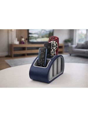 Charm3D Arccontrol Modern Kumanda Düzenleyici – 3 Bölmeli Masaüstü Kumandalık Organizer