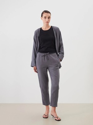 Lc Waikiki Yeni Sezon Beli Lastikli Dokulu Kadın Pantolon