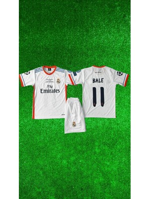 Bale 10 R.madrid Beyaz Şortlu Çocuk Forması 2’li Takım