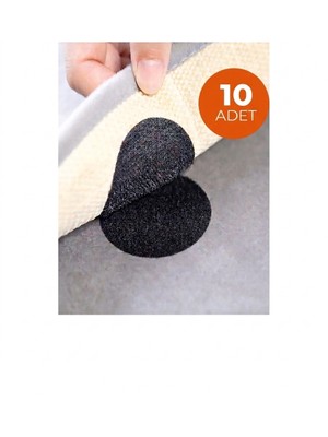 Teknosoft Center Halı Kilim Kaydırmaz Cırt 10 Set