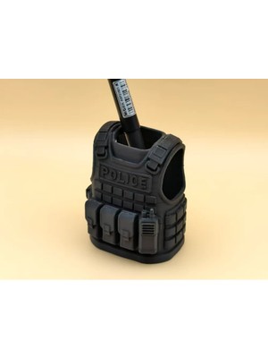 Hasfar Tech Kişiselleştirilebilir Polis Üniforması Şeklinde Kalemlik