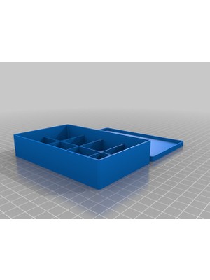 Akaslan Plastik Özelleştirilmiş Basit 4 Bölmeli Kutu (Bu Ürün Sadece Plastik Parçadır - Almadan Önce Soru Sorabilirsiniz)