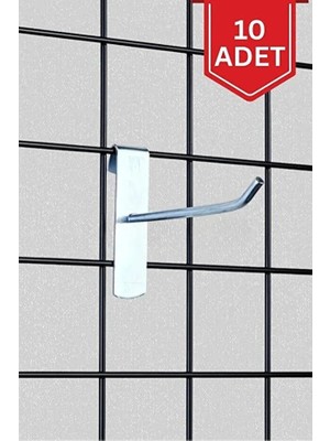 Seç Al Burada Tel Pano Kancası 10 Adet 20 cm Raf ve Tel Askısı Tel Çubuk