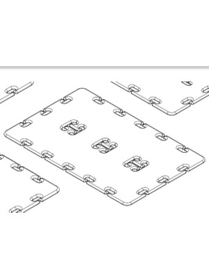 Akaslan Plastik '- Cep Rafı Edc Organizer Yuvarlak Kenarlar Için (Bu Ürün Sadece Plastik Parçadır - Almadan Önce Soru Sorabilirsiniz)