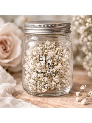 Gmt Ambalaj Özel Gün Nişan-Söz-Nikah 4x4 cm Yapışkanlı Kare Şeffaf Etiket (50 Adet)