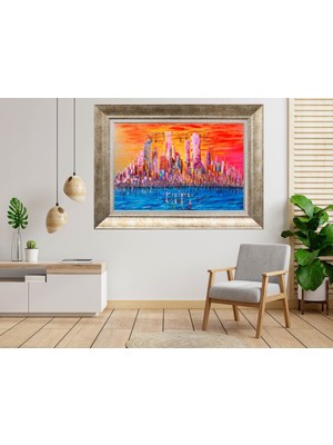 Giyense Gümüş Çerçeveli Tablo CB493