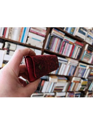 Mahfuz Crazy Gerçek Deri Tamamen El Emeği Özel Kalemleriniz Için Kalemlik Kalemkutu (15.5x6.5 )  NLU376