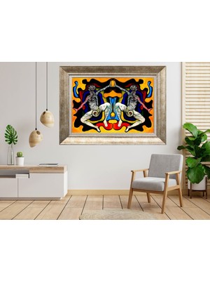 Giyense Gümüş Çerçeveli Tablo CB1347