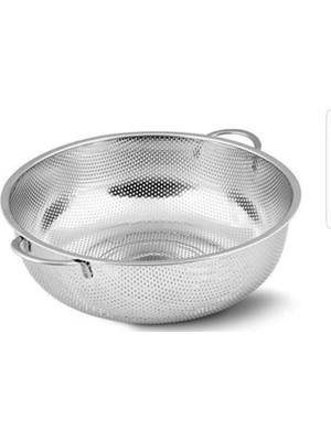 Leylart Makarna Süzgeçi 26 cm Metal Kulplu Kevgir