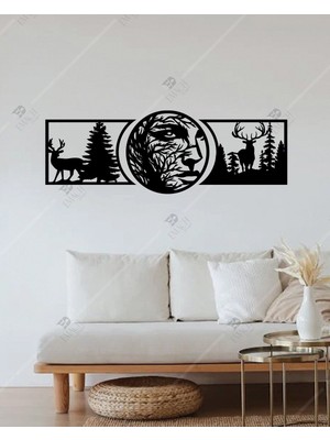 ✨ Sscnc | 80X28 cm Panoramik Modern Dekoratif Mdf Duvar Tablosu