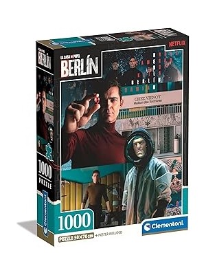SHC4200 Clementoni 1000 Parça La De Papel Puzzle Berlin 3 (Compact Box)