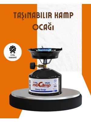 Taşınabilir Metal Gövdeli Kamp Ocağı Seti - Lisinya