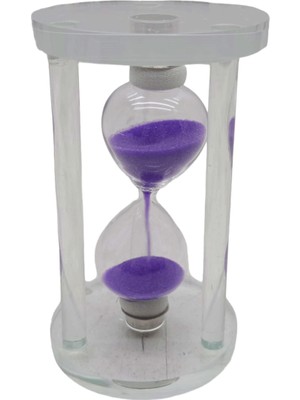 Go İthalat Sepetopia -Orta Cam Kum Saati Cam Standlı (5534)