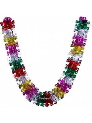 Metalize Uzar Süs Kalp Modeli 26 cm 2.5 Metre