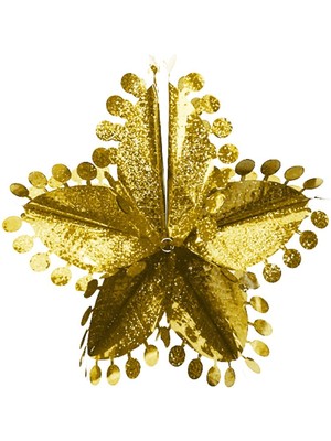 Gold Yıldız Asma 3 Boyutlu Uğur Böceği Çark Süs
