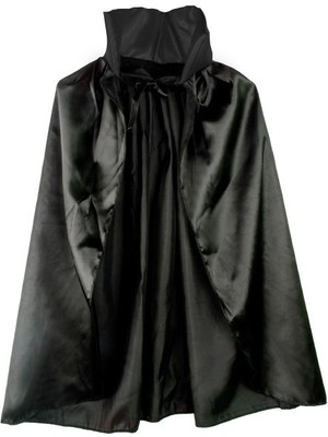 Go İthalat Sepetopia -Siyah Renk Yakalı Halloween Pelerini 90 cm (5534)