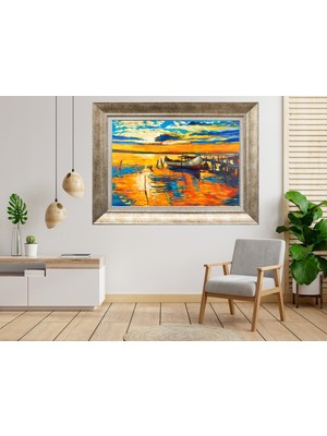 Giyense Gümüş Çerçeveli Tablo NU551