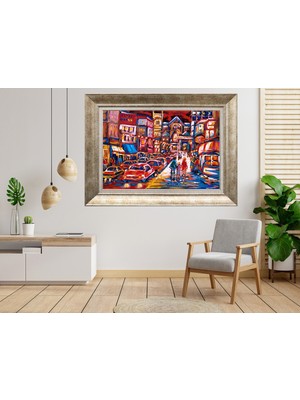 Giyense Gümüş Çerçeveli Tablo NU614