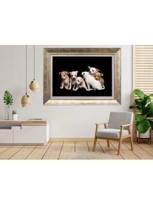 Giyense Gümüş Çerçeveli Tablo NU684