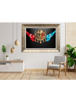 Giyense Gümüş Çerçeveli Tablo NU615