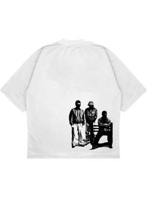 Camblys Unisex D Adam Baskılı Oversize T-Shirt