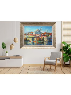 Giyense Gümüş Çerçeveli Tablo NU521