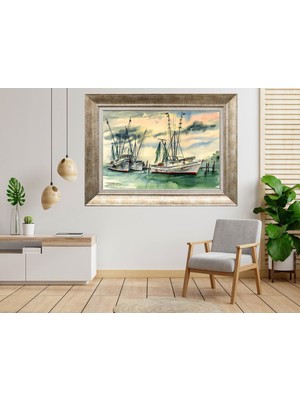 Giyense Gümüş Çerçeveli Tablo NU1399