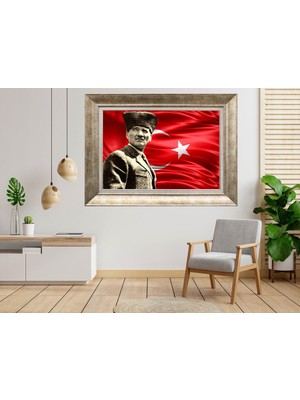 Giyense Gümüş Çerçeveli Tablo NU736