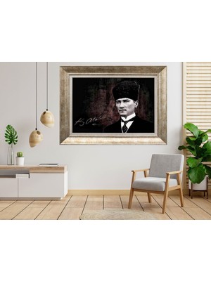 Giyense Gümüş Çerçeveli Tablo NU766