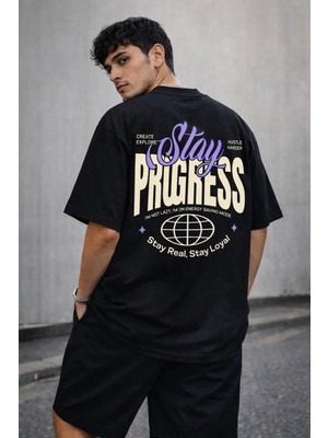 Camblys Progress Baskılı Oversize T-Shirt