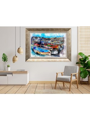 Giyense Gümüş Çerçeveli Tablo NU637