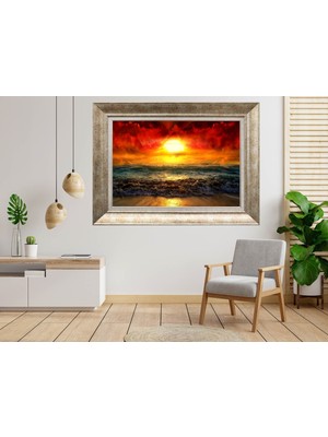 Giyense Gümüş Çerçeveli Tablo NU1255