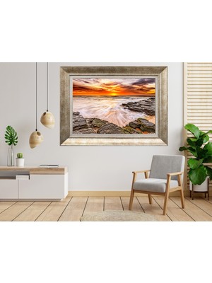 Giyense Gümüş Çerçeveli Tablo NU516