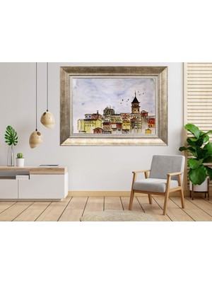 Giyense Gümüş Çerçeveli Tablo NU1835