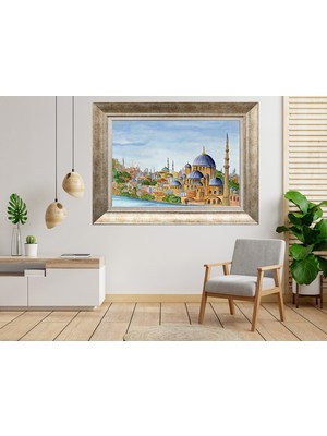 Giyense Gümüş Çerçeveli Tablo NU590