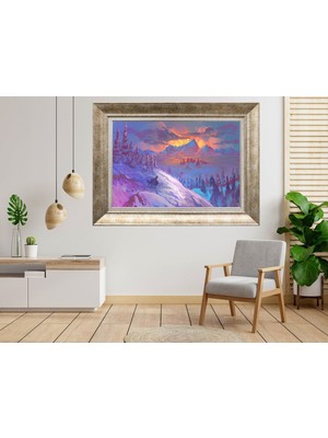 Giyense Gümüş Çerçeveli Tablo NU805