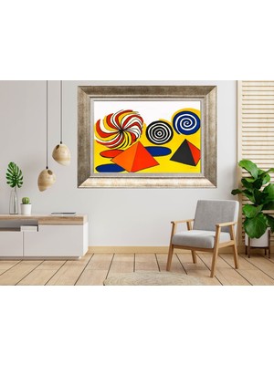 Giyense Gümüş Çerçeveli Tablo NU982