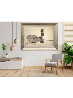 Giyense Gümüş Çerçeveli Tablo NU667