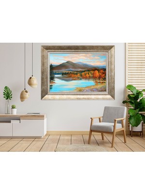 Giyense Gümüş Çerçeveli Tablo NU743