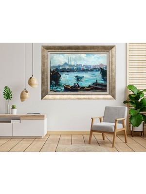 Giyense Gümüş Çerçeveli Tablo NU825