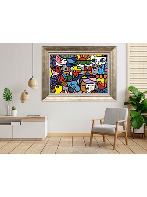 Giyense Gümüş Çerçeveli Tablo NU854